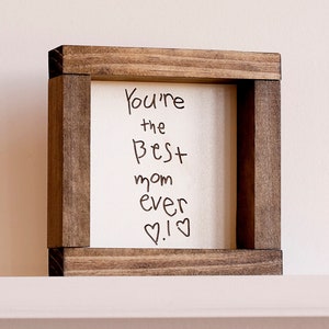 Actual Handwriting Gift Engraved Memorial Gift Custom Handwriting Sign Personalized Handwritten Message Family Keepsake Gift Signature