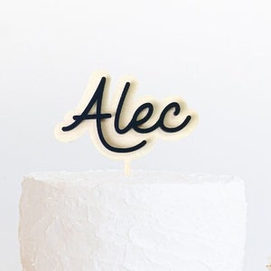 Name Cake Topper Custom Boho First Birthday Party Decor Personalized Name Cake Topper Baby Name Cake Topper Baby Shower Cake Topper