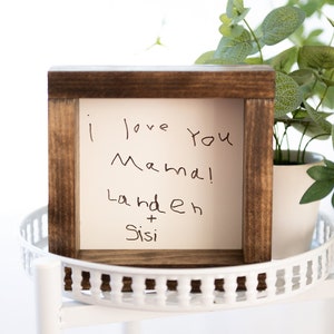 Actual Handwriting Gift Engraved Memorial Gift Custom Handwriting Sign Personalized Handwritten Message Family Keepsake Gift Signature