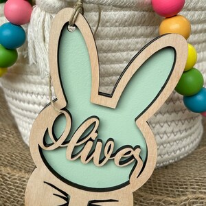 easter basket name tag
