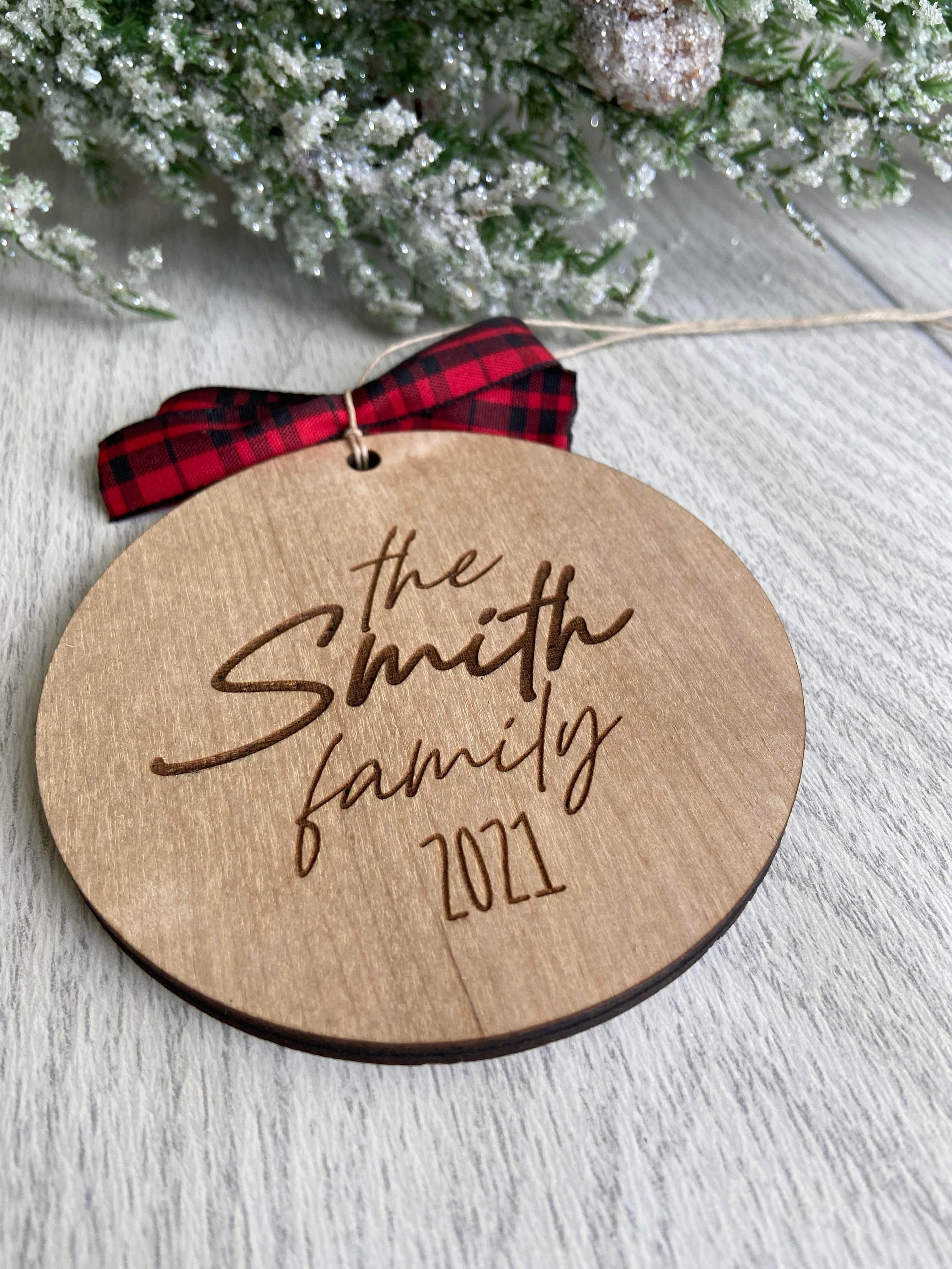 Custom Engagement Ornament 2021 Christmas Gift Present Personalized Bride to be gift Bride and Groom Bride
