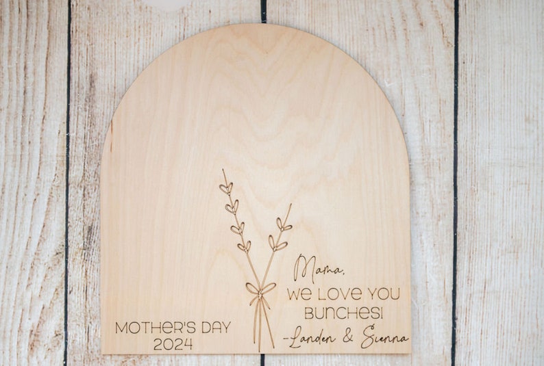 mother's day sign gift handprint