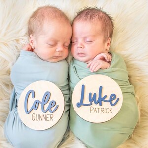 Wooden Birth Announcement Sign Baby Announcement Sign Hospital Footprint Sign Footprint ready baby name sign newborn birth stats gift image 17