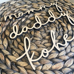 Custom Wood Word Personalized Wood Wall Letters Wooden Name Signs Wooden Letters Personalized Wood Design Unfinished Wedding Backdrop