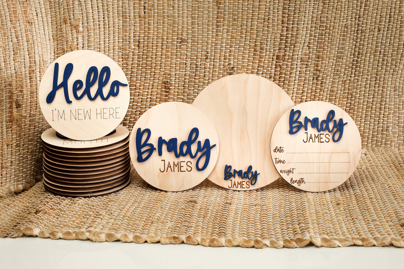 Wooden Birth Announcement Sign Baby Announcement Sign. Etsy