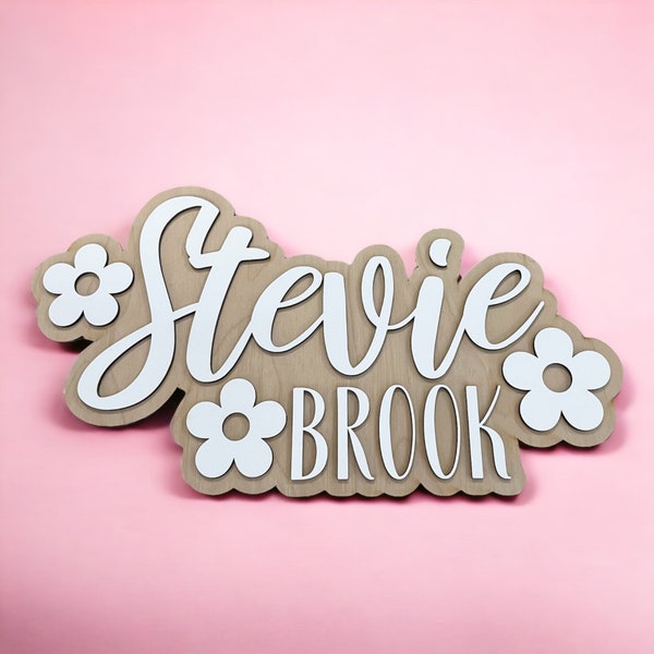 Name Above Crib Etsy