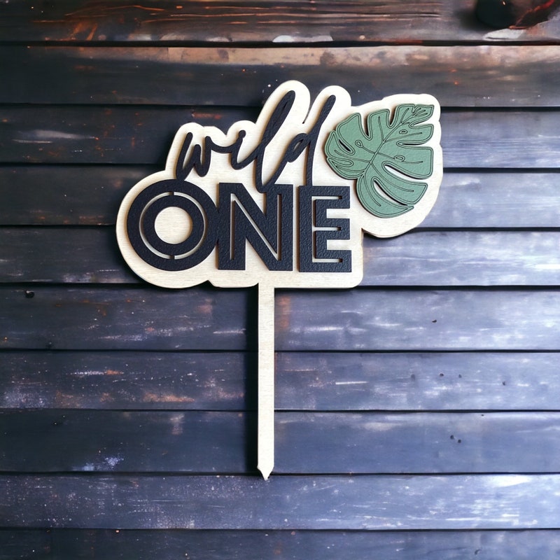 Wild One Cake Topper - Etsy