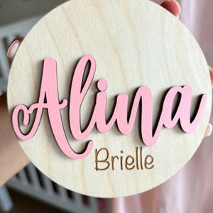 Wooden Baby Name Sign, Baby Name Announcement, Mini Name Sign, Hospital Name Announcement, Baby Shower Gift for Newborn, Baby Keepsake