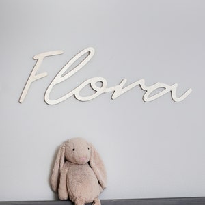 Baby boy or girl nursery sign, custom wooden name sign, wall art above crib, wooden baby name cut out, family last name, baby name cutout