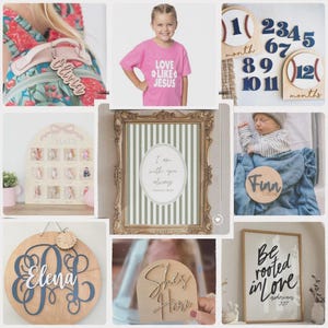 Wooden Monthly Milestone Baby Disc Baby Milestone Cards Monthly Milestone Markers for Baby Photos Prop image 8