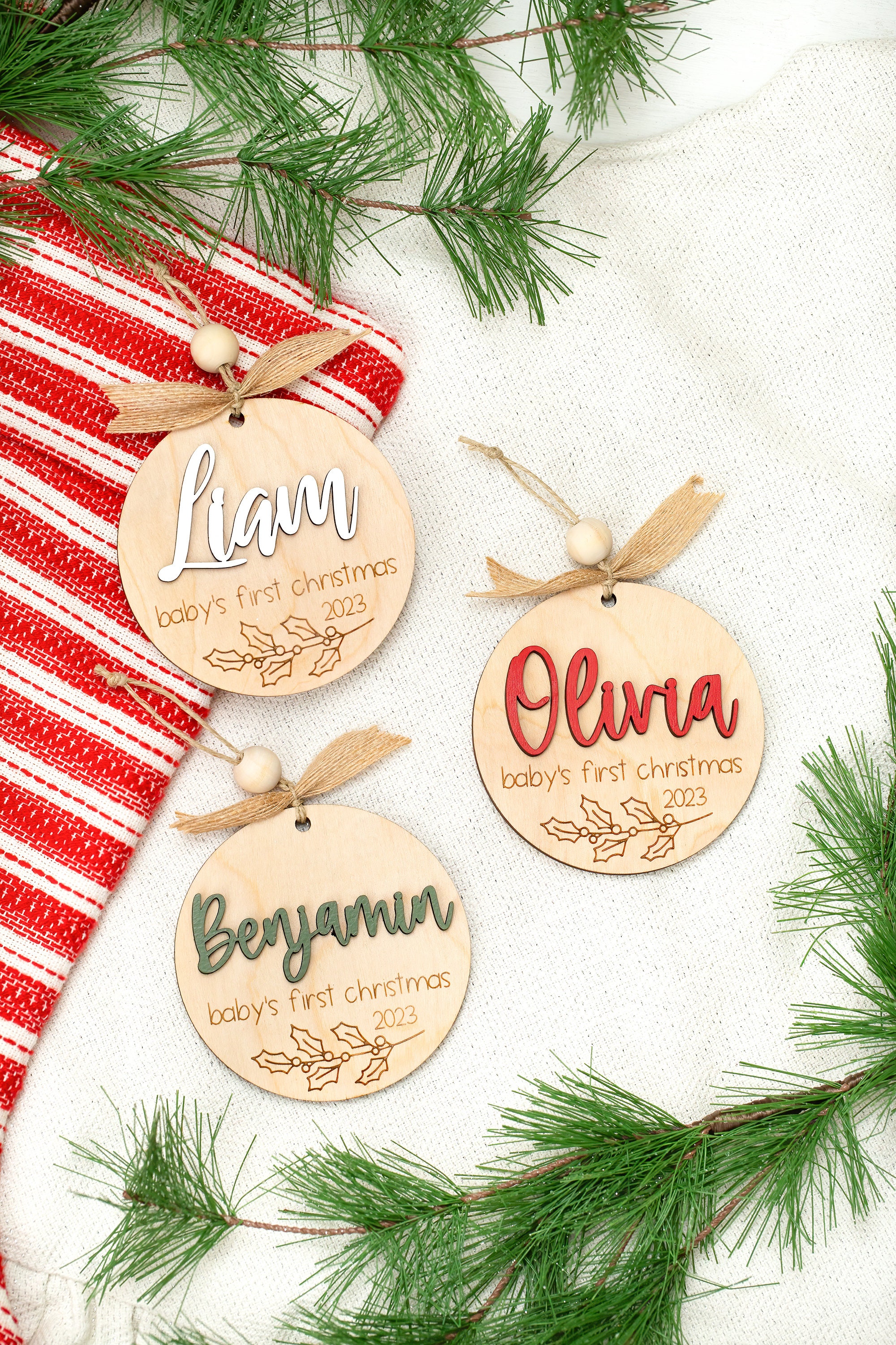 Personalized christmas ornaments under $5 Clearance