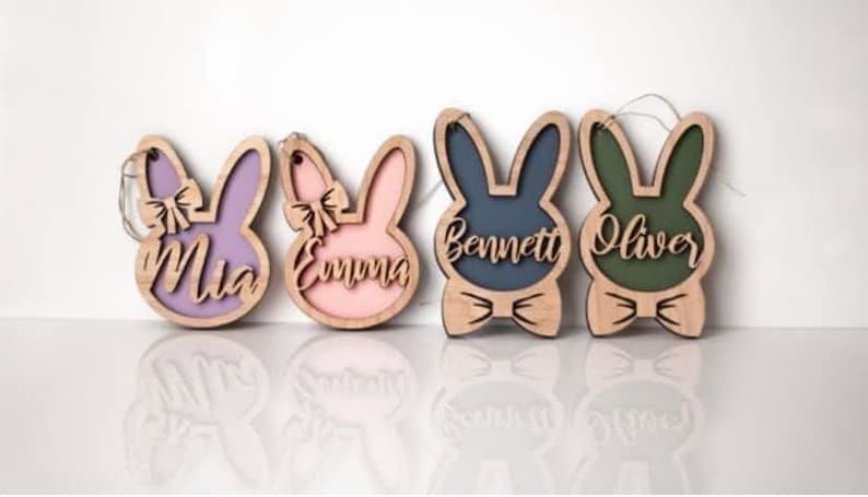easter basket name tag