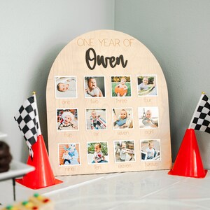 1st Birthday Milestone Board