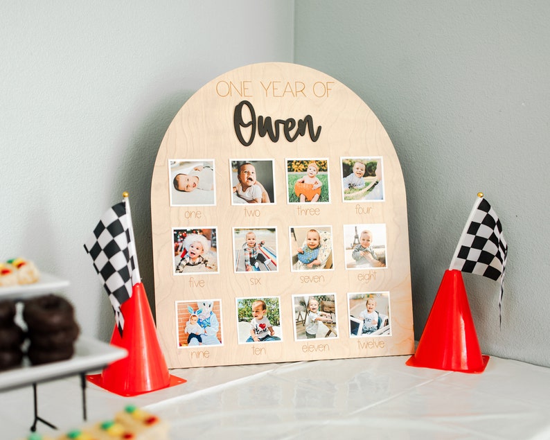 1st Birthday Milestone Board
