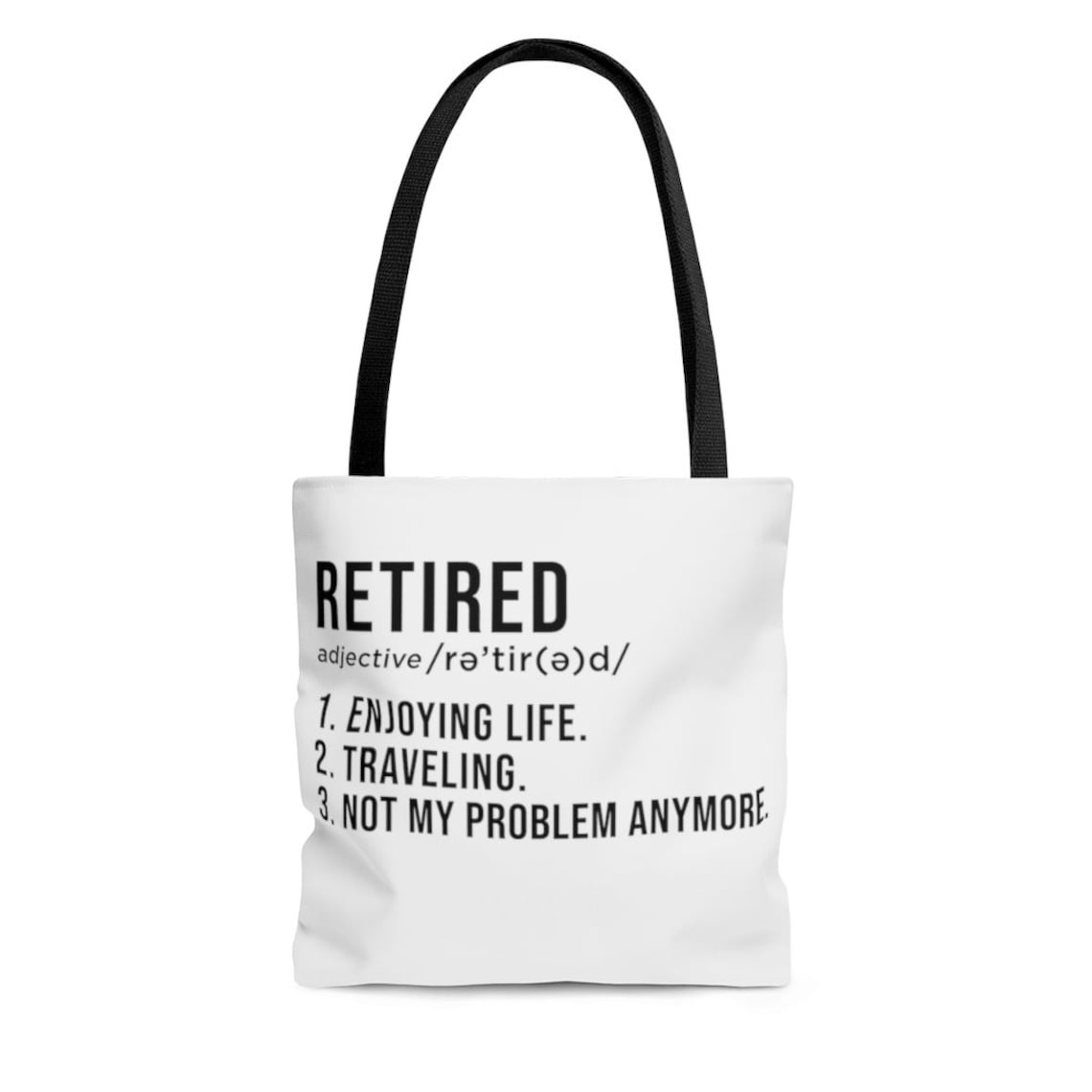 Fun Retirement Tote Bag Retirement Gift Tote Bag Coworker Etsy