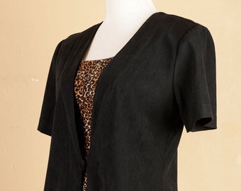 1980s Worthington Cheetah Print Dress