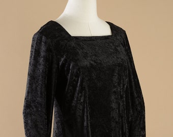 1980s Brett Alixander Velvet Dress