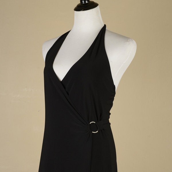 1990s Taboo Halter Dress