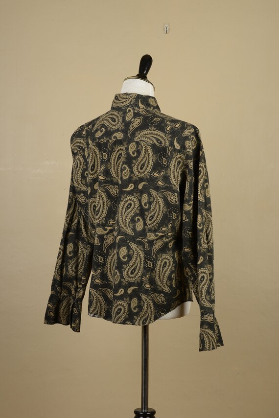 1990s Tommy Hilfiger Paisley Top - image 2