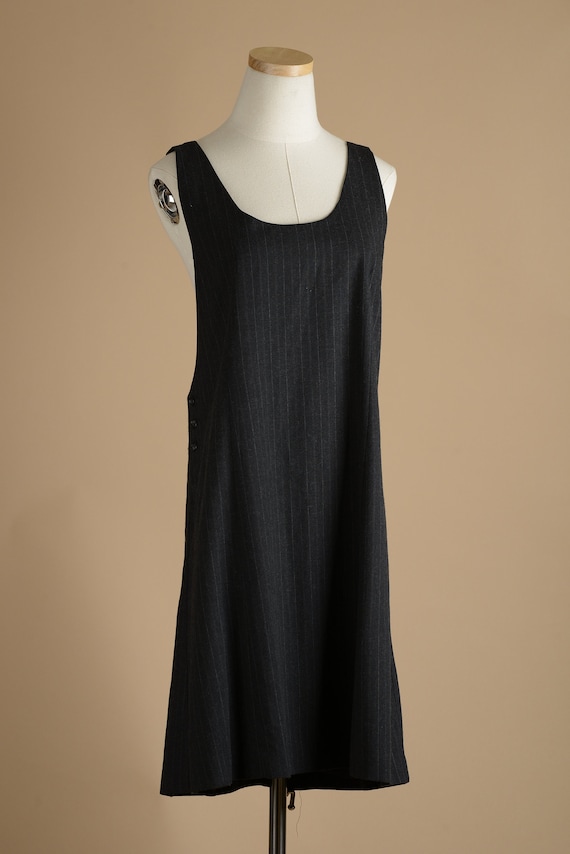 1990s Casual Corner Pinstripe Dress - image 1