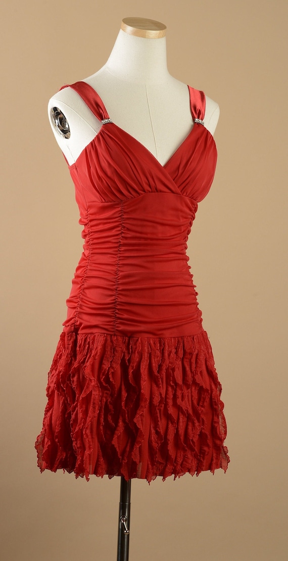 1990s Deb Mini Dress - image 1