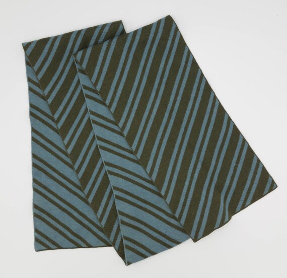 1990s Reversible Knit Scarf - image 4