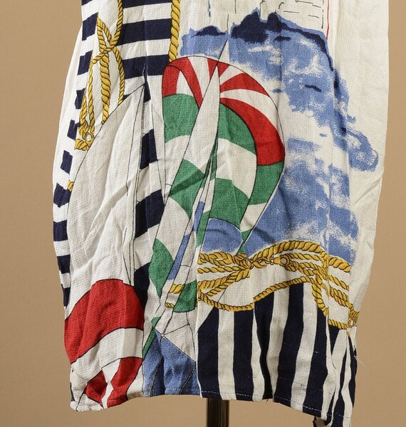 1990s Kathie Lee Nautical Blouse - image 6
