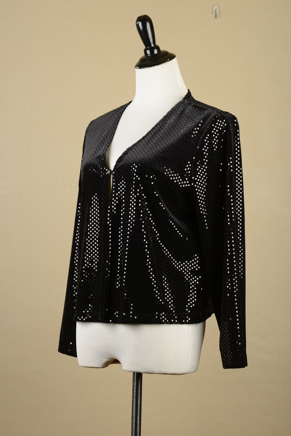 1990s Sequin AGB Byer California Blouse