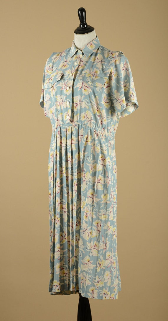 1980s Leslie Fay Shirtdress