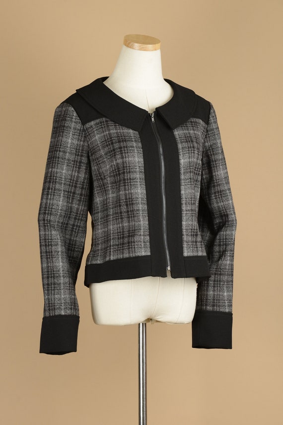 1990s Julian Taylor Plaid Blazer