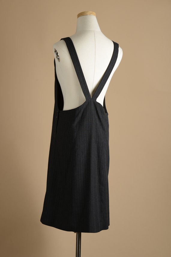 1990s Casual Corner Pinstripe Dress - image 7