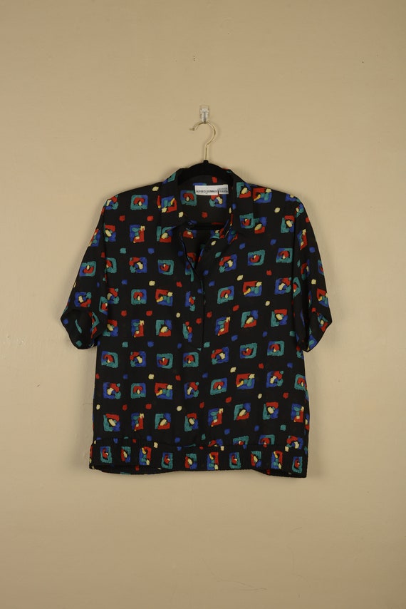 1980s Geometric Alfred Dunner Top - image 3