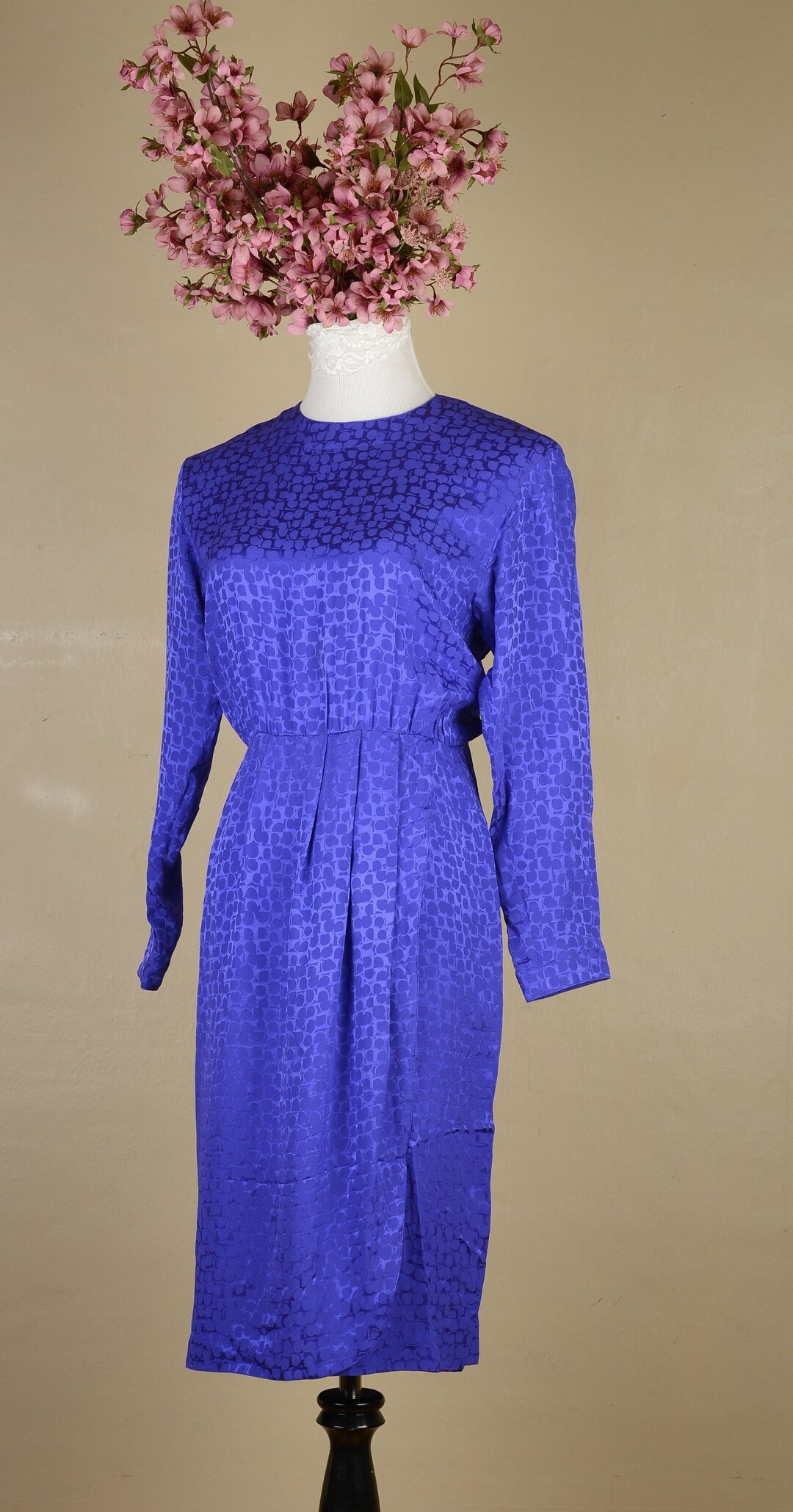 90's Blue Gingham Wrap Skirt by Liz Claiborne main image 0