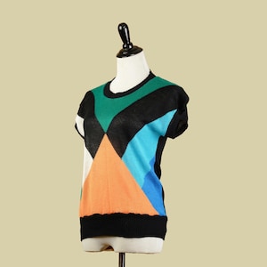 1980s Argyle Sweater Vest