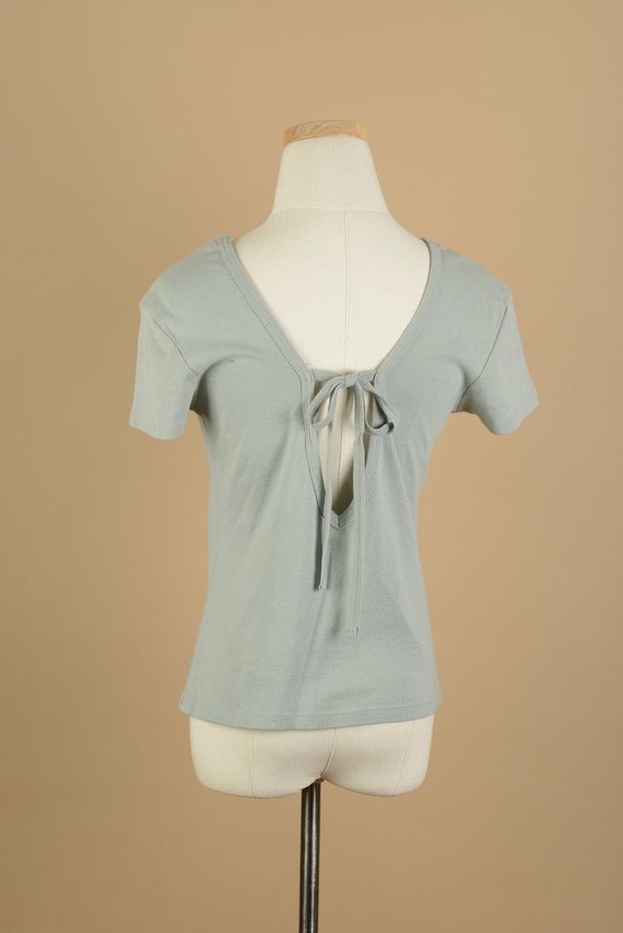 1990s Mint Green New Things Top - image 2