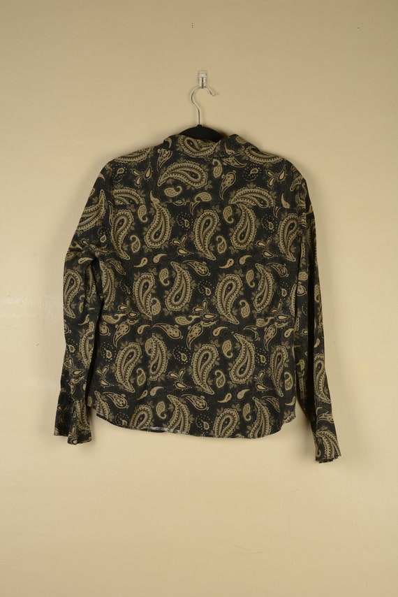 1990s Tommy Hilfiger Paisley Top - image 4