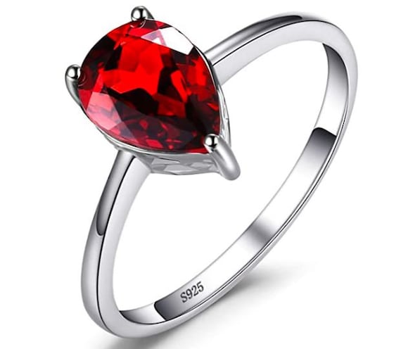 Buy Jewelry Place 925 Sterling Silver Women's Ring With Simulated