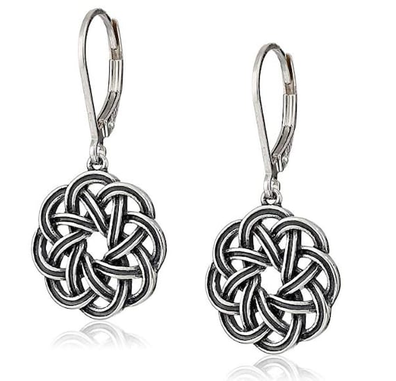 Orecchini a nodo in argento sterling placcato oro: gioielli minimalisti - Italia