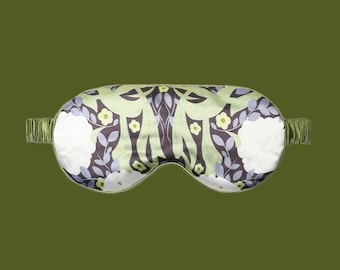 Floral Silk Eye Mask