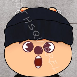 doolsetnet - HAN Quokka - Stray Kids / Skzoo - Han Jisung - Kpop FanArt - Impresión de arte digital de 5 x 7 pulgadas
