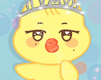 Ispirato ad Ateez/Aniteez - PRINCESS MINGI - bbyongMING - Mingi - KPop FanArt - Stampa artistica digitale 5 x 7 pollici