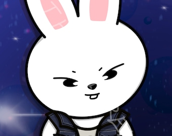 Ispirato a Stray Kids/Skzoo - BALLERINO PRINCIPALE - Leebit - Lee Know - KPop FanArt - Stampa artistica digitale 5 x 7 pollici