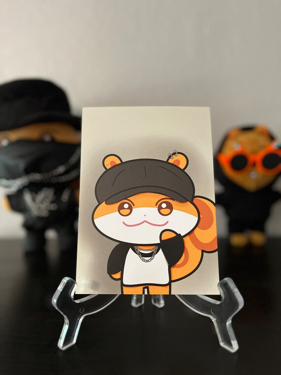 Ateez/aniteez Inspired - GOTH SQUIRREL - Jjoongrami - Hongjoong