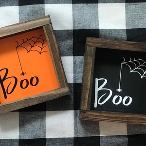 Boo Sign|Halloween Sign|Halloween Decor|DixieFarmDesigns