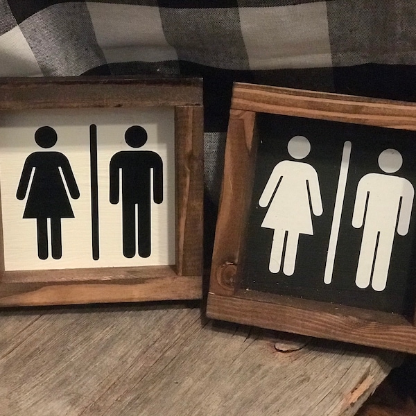 Bathroom Sign|Funny Bathroom Decor|Silly Sign|Bathroom Decor|Tier Tray|Bathroom People|Boy Girl Bathroom|Kid’s Bathroom|DixieFarmDesignsLLC
