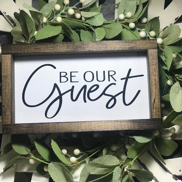 Be Our Guest Print - Etsy