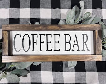 Coffee Bar Sign|Rustic Sign|Farmhouse Decor|Coffee Decor|Kitchen Decor|Coffee Brew|Dixie Farm Designs