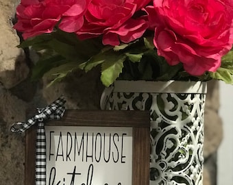 Farmhouse Kitchen Sign|Farmhouse Decor|Kitchen Decor|Wooden Sign|DixieFarmDesignsLLC