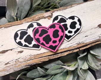 3D Printed Cow Heart Coaster|Gift|Coaster|Home Decor|Cow Decor|DixieFarmDesignsLLC