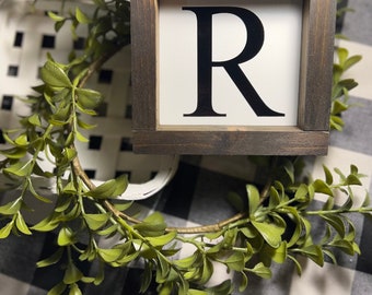 Monogram Initial Sign|Home Decor|Wood Sign|Farmhouse Decor|Name Sign|DixieFarmDesignsLLC